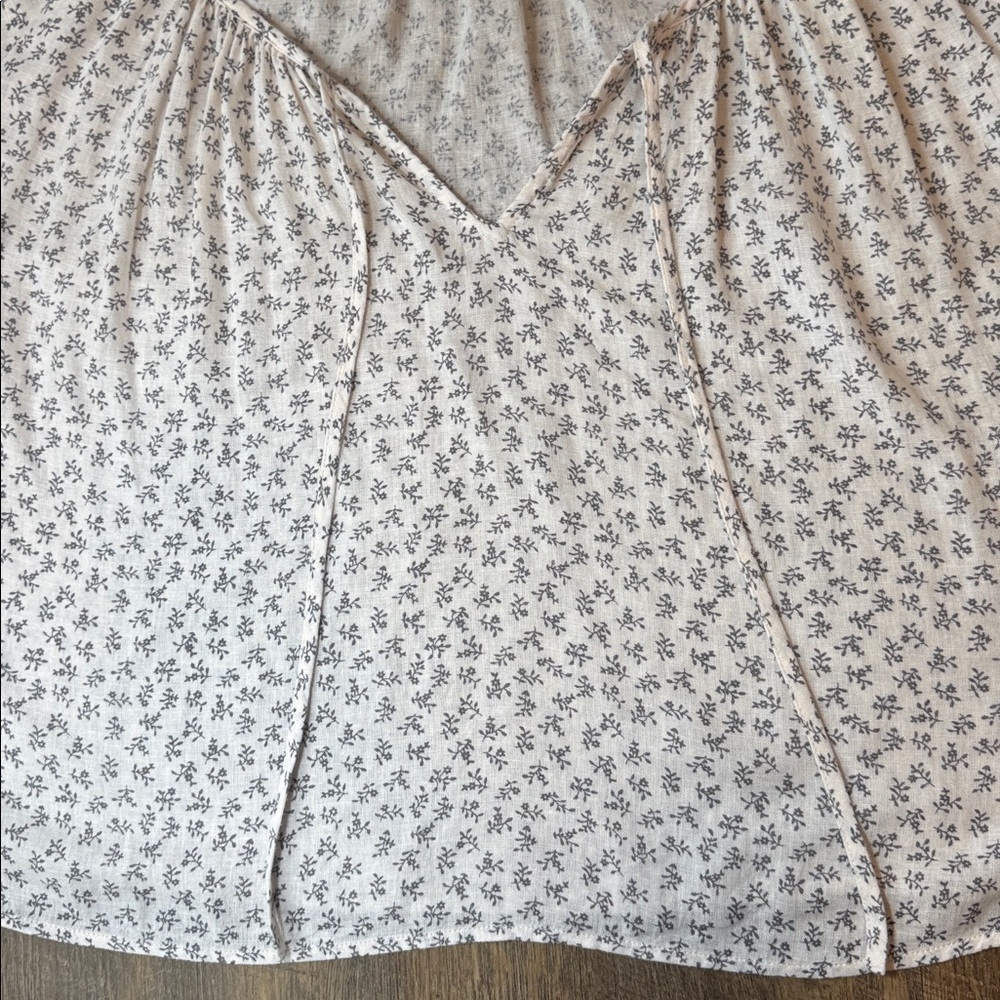 Rails Women's Kristie Top Cream Bella Ditsy Floral Peasant Blouse Size X-Small - Picture 10 of 16